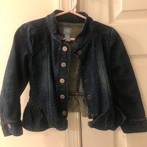 GAP Peplum Jean Jacket